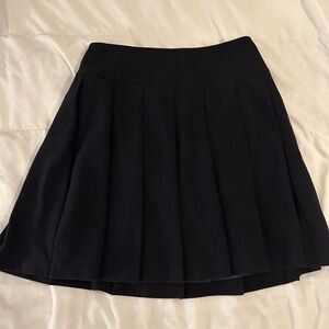 Vintage Black Pleated Skirt